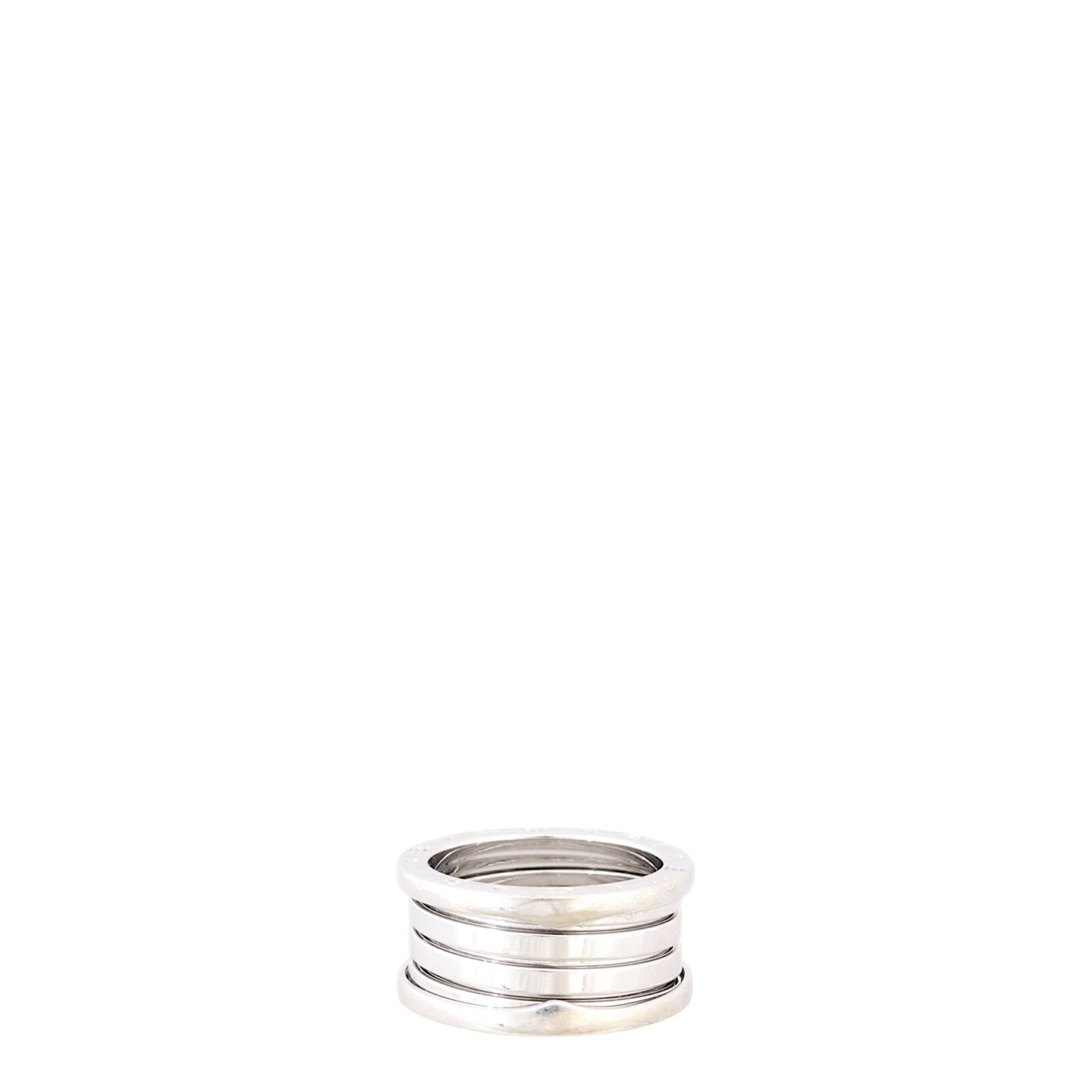Bvlgari B.Zero1 18k White Gold Four Band Ring