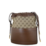 Gucci GG Supreme Horsebit 1955 Drawstring Bucket Bag
