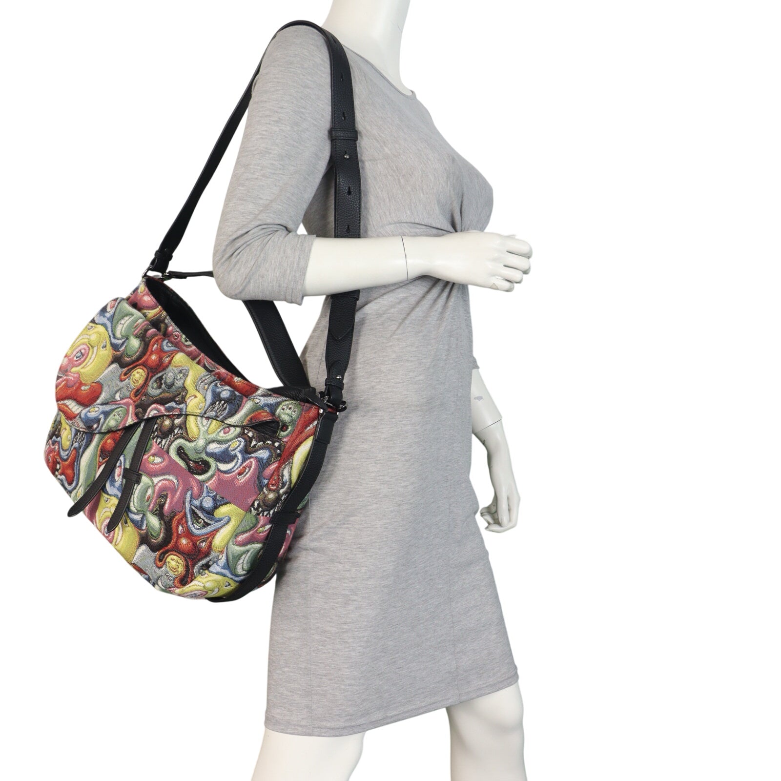 Dior Kenny Scharf Soft Saddle Bag