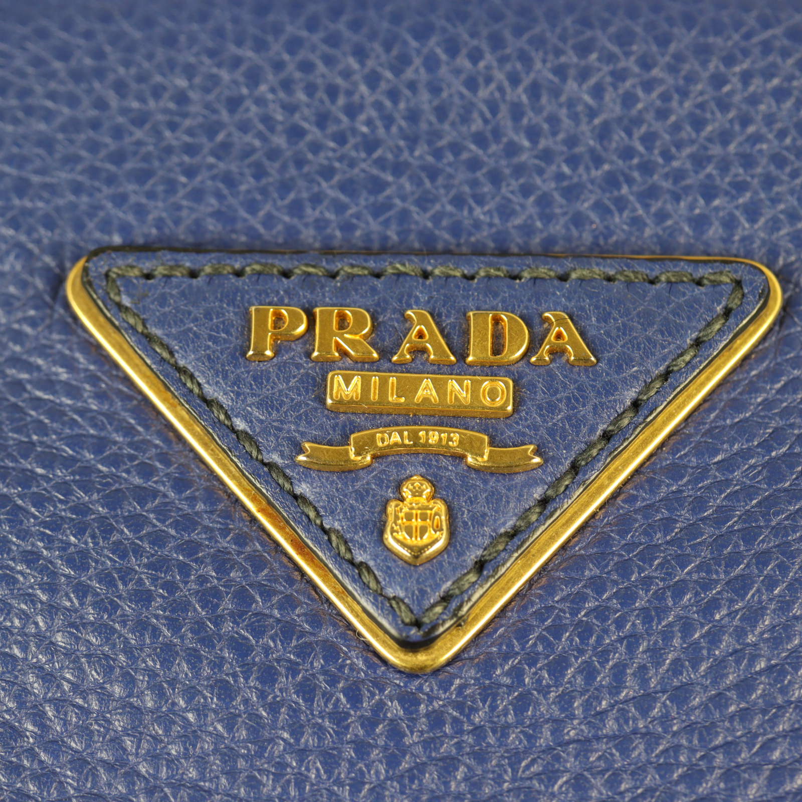 Prada Vitello Grain Two Way Tote