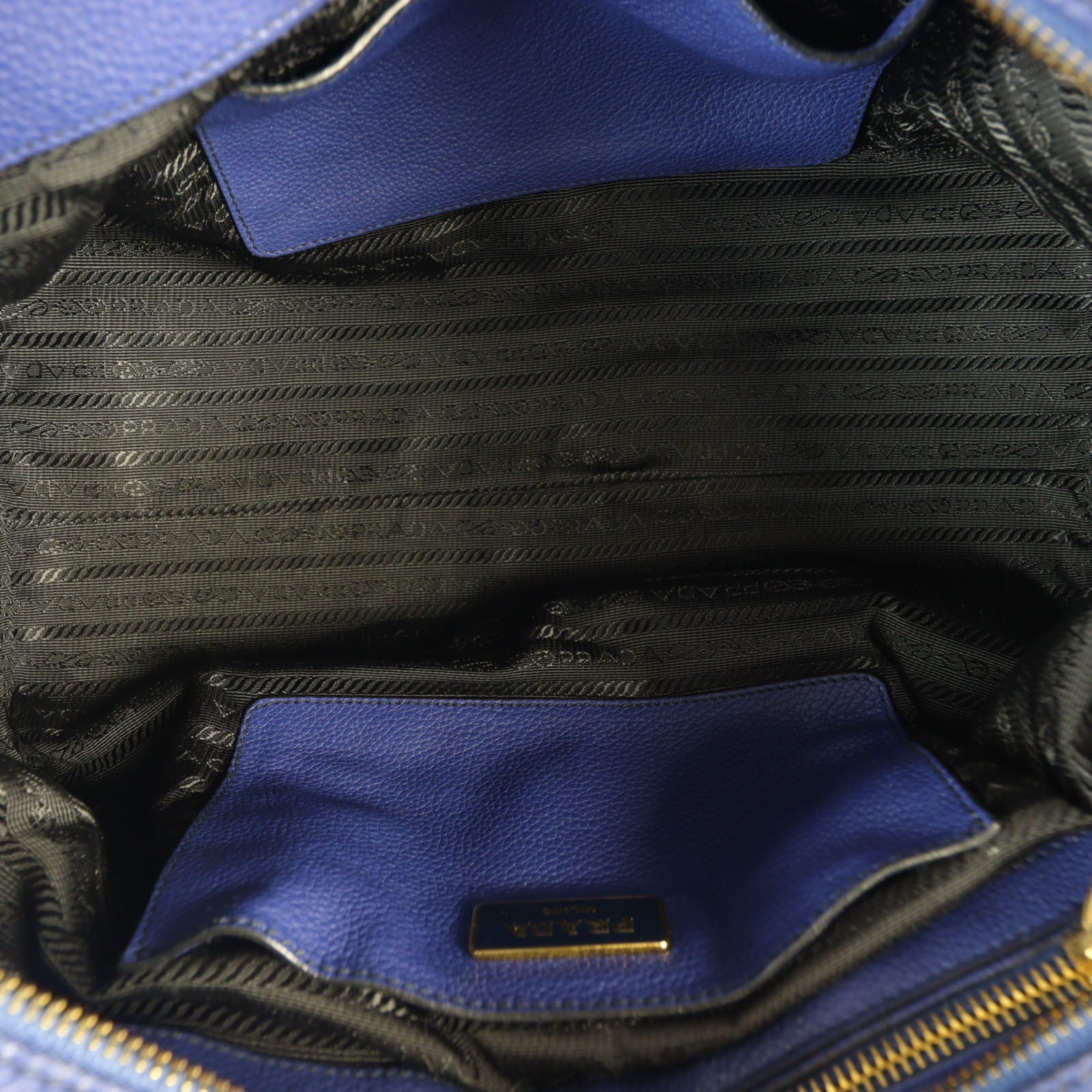 Prada Vitello Grain Two Way Tote