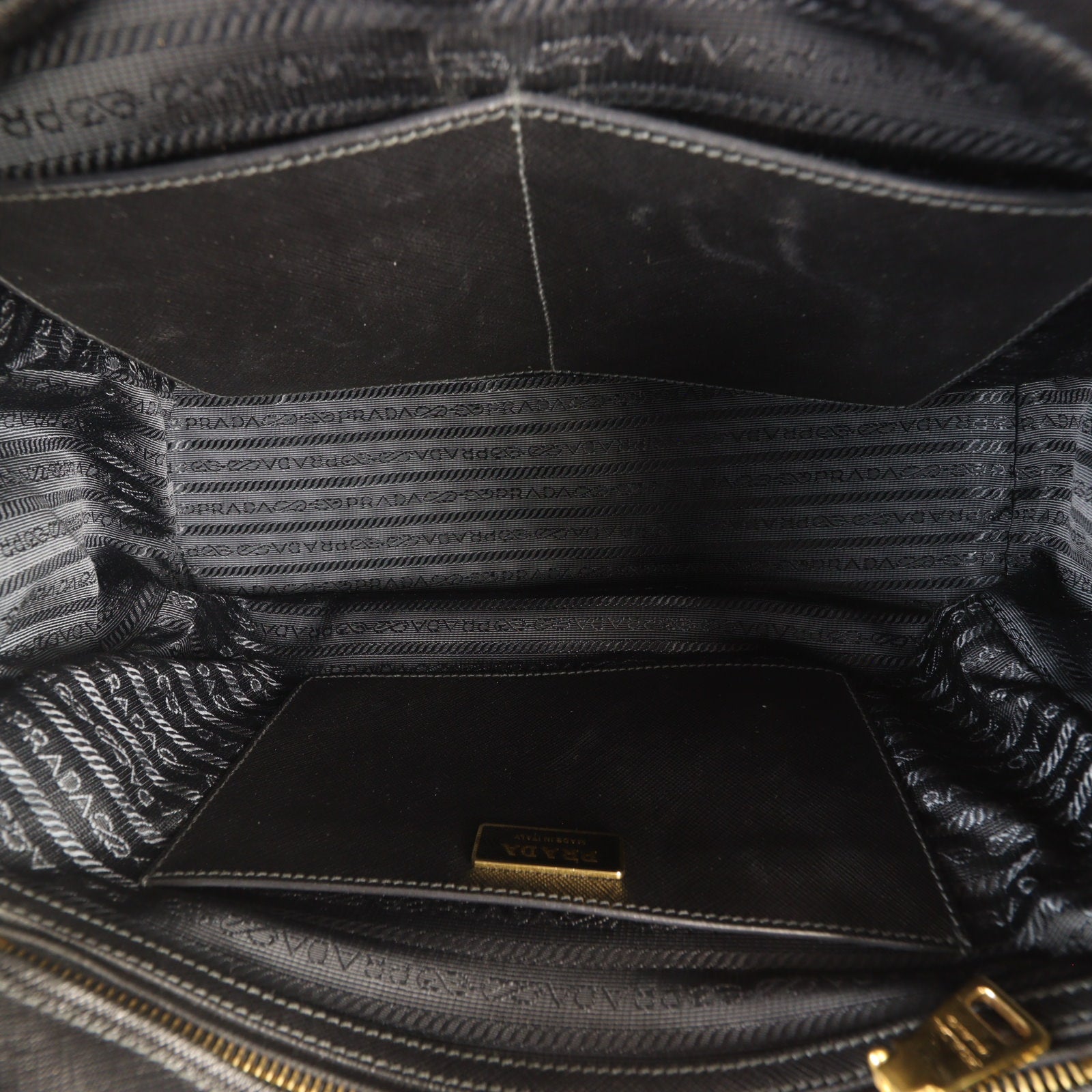 Prada Saffiano Lux Galleria Double Zip Tote Medium