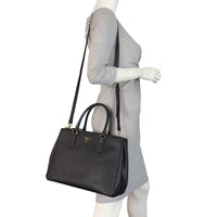 Prada Saffiano Lux Galleria Double Zip Tote Medium