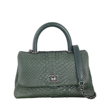 Chanel Coco Top Handle Mini Bag Python