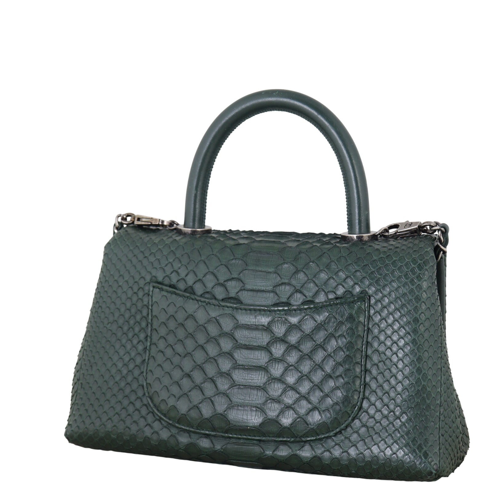 Chanel Coco Top Handle Mini Bag Python