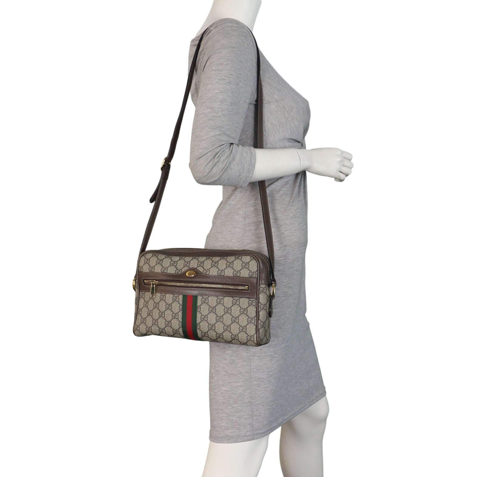 Gucci Ophidia GG Supreme Large Shoulder Bag