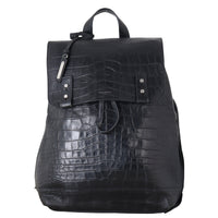 Saint Laurent Sac de Jour Backpack Croc-Embossed