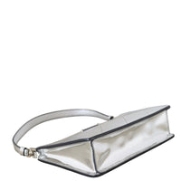 Prada Enameled Metal Triangle Shoulder Bag