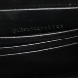 Saint Laurent Sunset Chain Wallet Croc Embossed