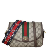 Gucci Ophidia GG Supreme Flap Shoulder Bag Small