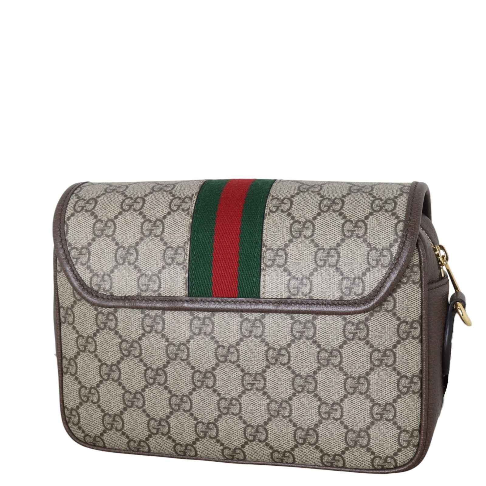 Gucci Ophidia GG Supreme Flap Shoulder Bag Small