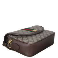 Gucci Ophidia GG Supreme Flap Shoulder Bag Small