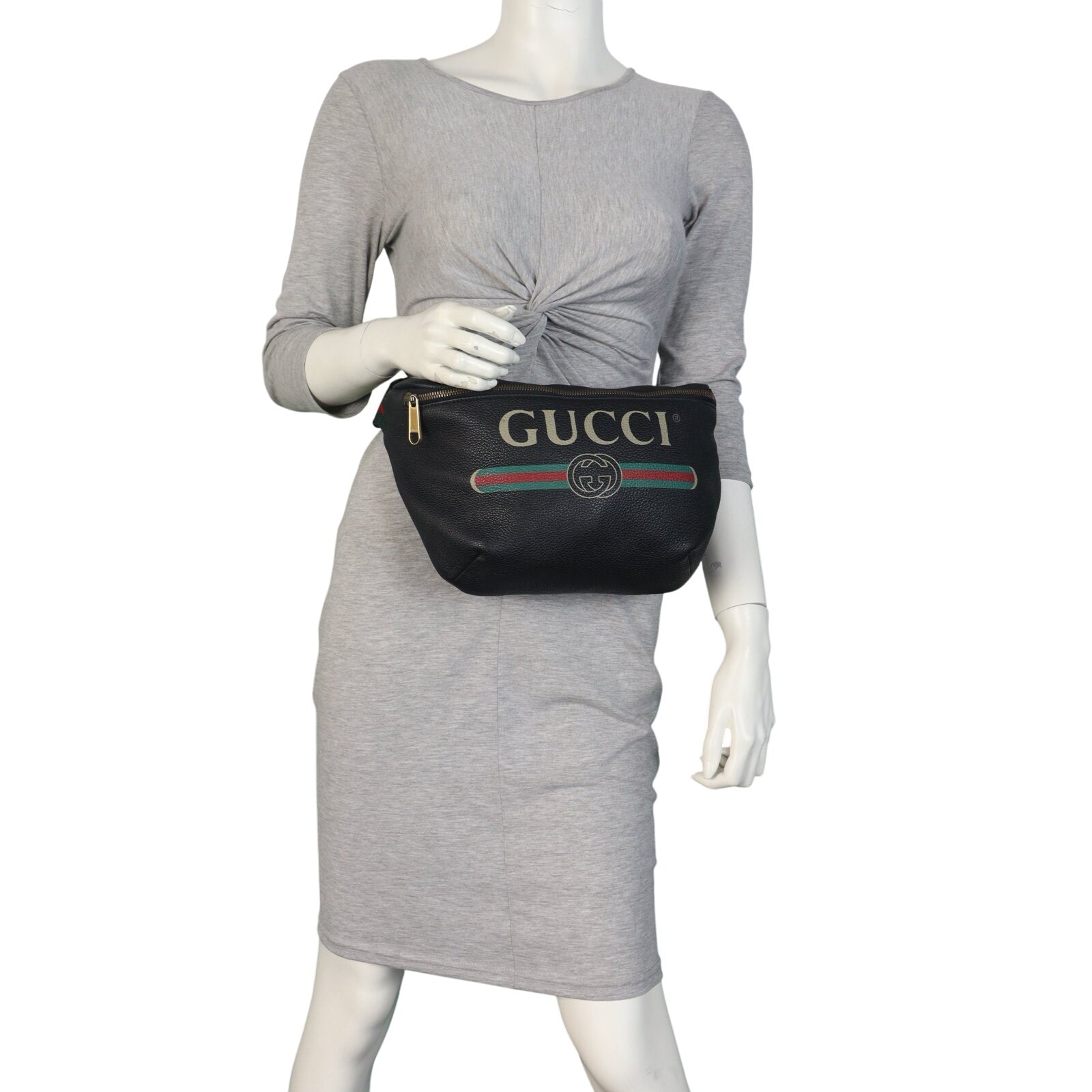 Gucci Retro Logo Web Belt Bag