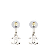 Chanel Crystal CC Drop Earrings