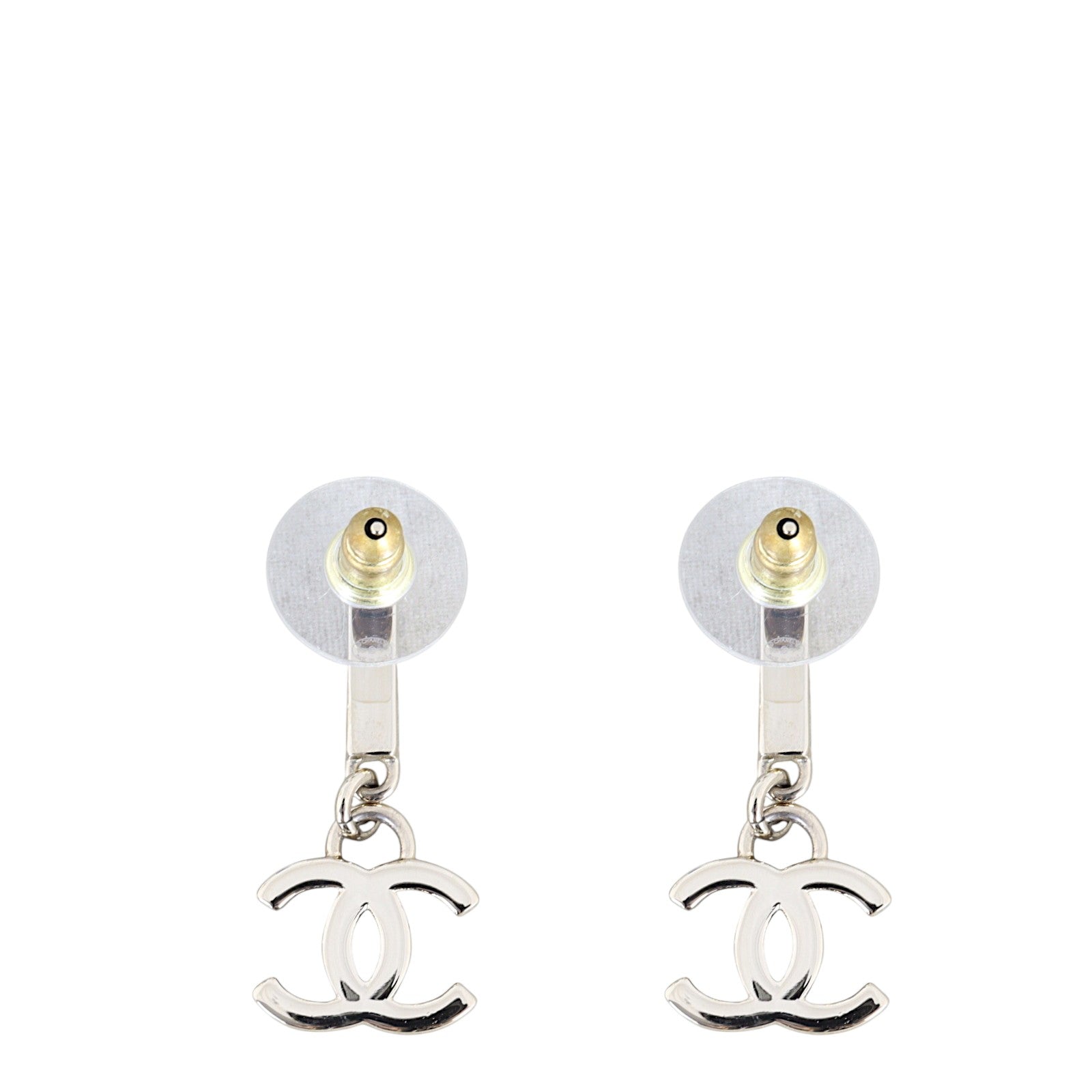 Chanel Crystal CC Drop Earrings