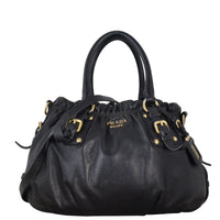 Prada Soft Calf Buckle Shopping Tote