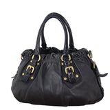 Prada Soft Calf Buckle Shopping Tote