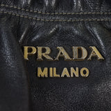 Prada Soft Calf Buckle Shopping Tote