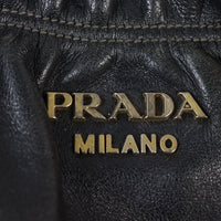 Prada Soft Calf Buckle Shopping Tote