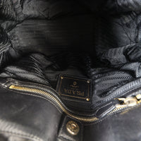 Prada Soft Calf Buckle Shopping Tote