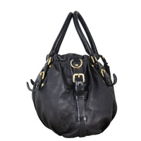 Prada Soft Calf Buckle Shopping Tote