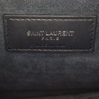 Saint Laurent Sunset Medium Croc-Embossed