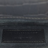 Saint Laurent Sunset Medium Croc-Embossed