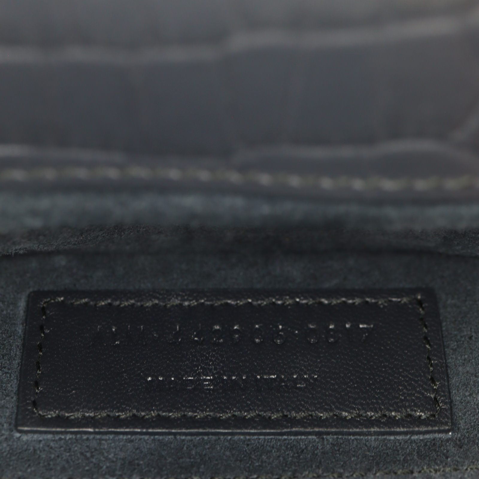 Saint Laurent Sunset Medium Croc-Embossed