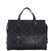 Gucci GG Embossed Perforated Leather Tote