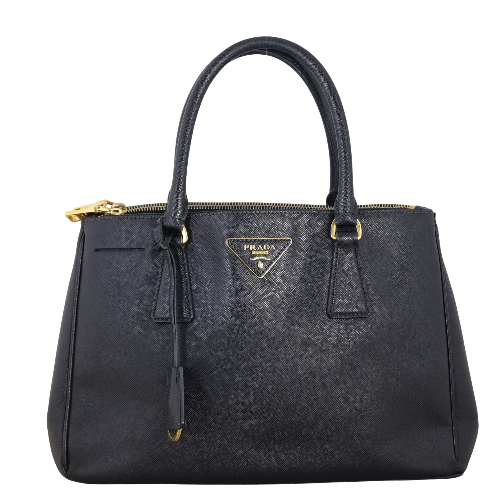 Prada Saffiano Lux Galleria Double Zip Tote Small
