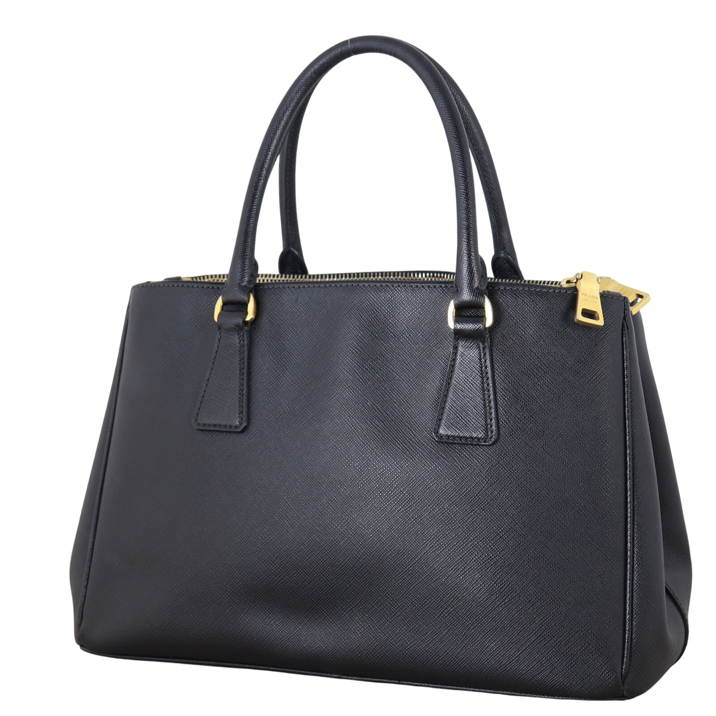 Prada Saffiano Lux Galleria Double Zip Tote Small