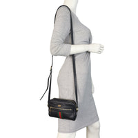 Gucci Ophidia Leather Mini Shoulder Bag