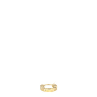 Cartier Love Single Hoop Earring 18k Yellow Gold
