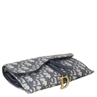 Dior Saddle Wallet on Chain Oblique