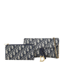 Dior Saddle Wallet on Chain Oblique