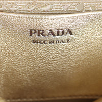 Prada Triangle Satin Crystal Mini Bag