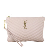 Saint Laurent Cassandre Monogram Matelasse Pouch