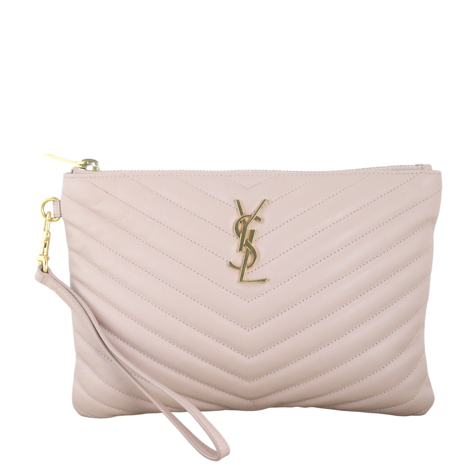Saint Laurent Cassandre Monogram Matelasse Pouch