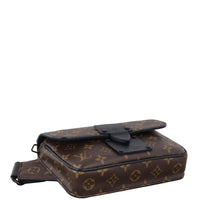 Louis Vuitton S Lock Sling Monogram Macassar
