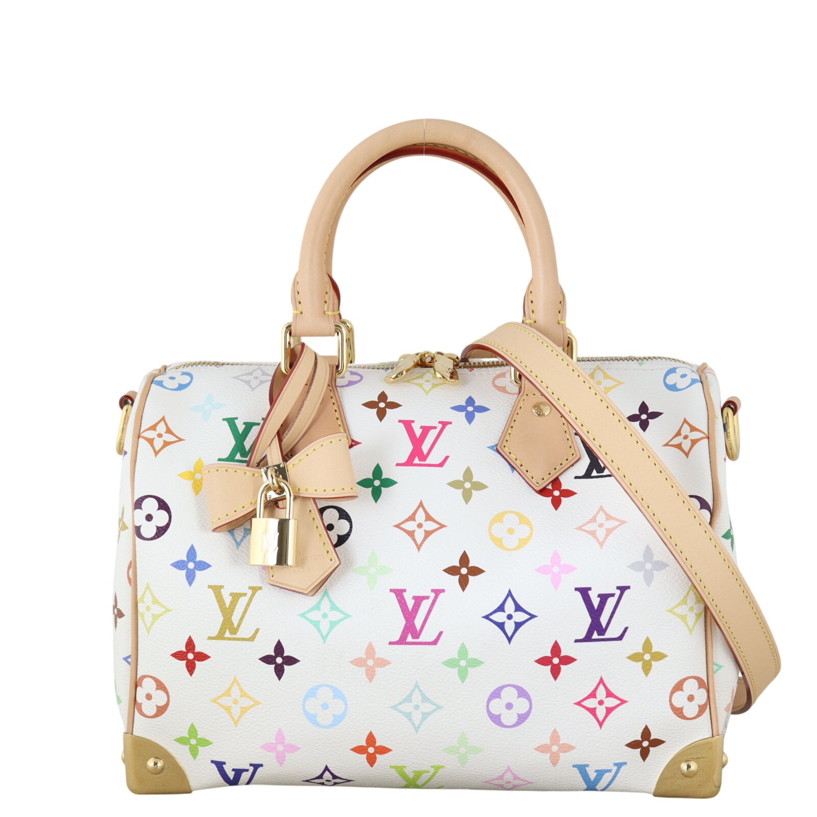 Louis Vuitton x Takashi Murakami Speedy 25 Bandouliere Monogram Multicolore
