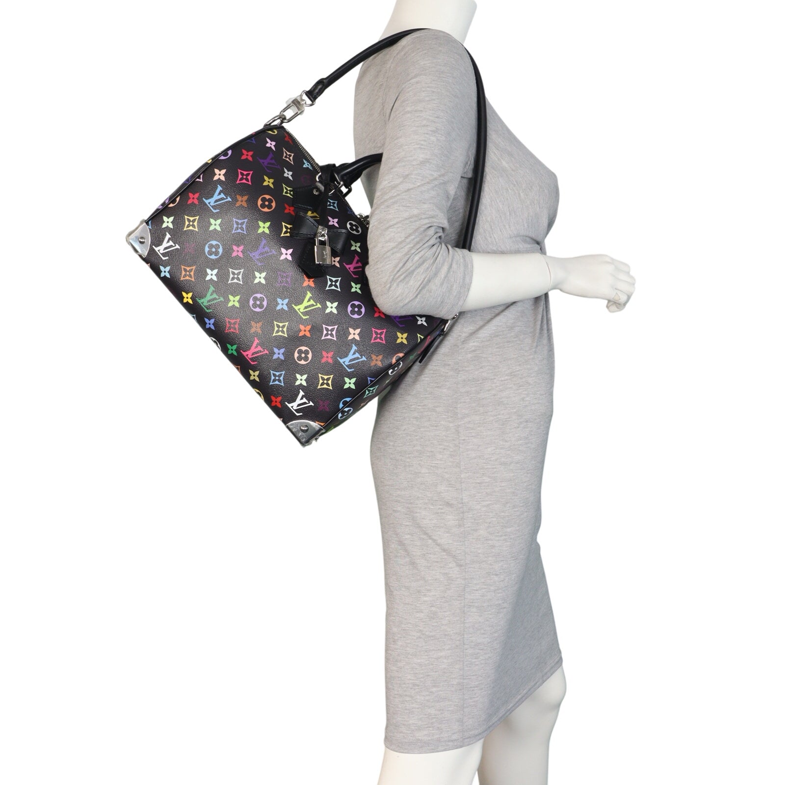 Louis Vuitton x Takashi Murakami Speedy Soft 30 Monogram Multicolore