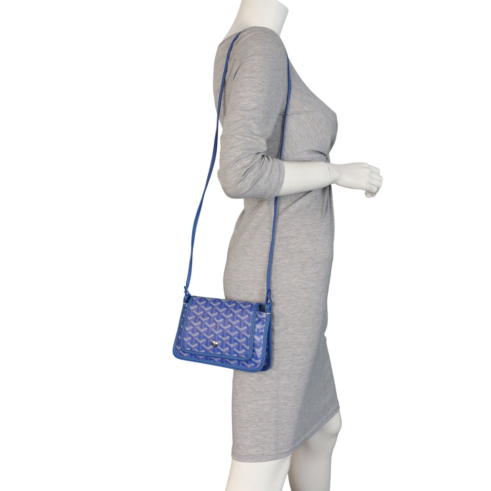 Goyard Plumet Pocket Wallet on Strap Goyardine