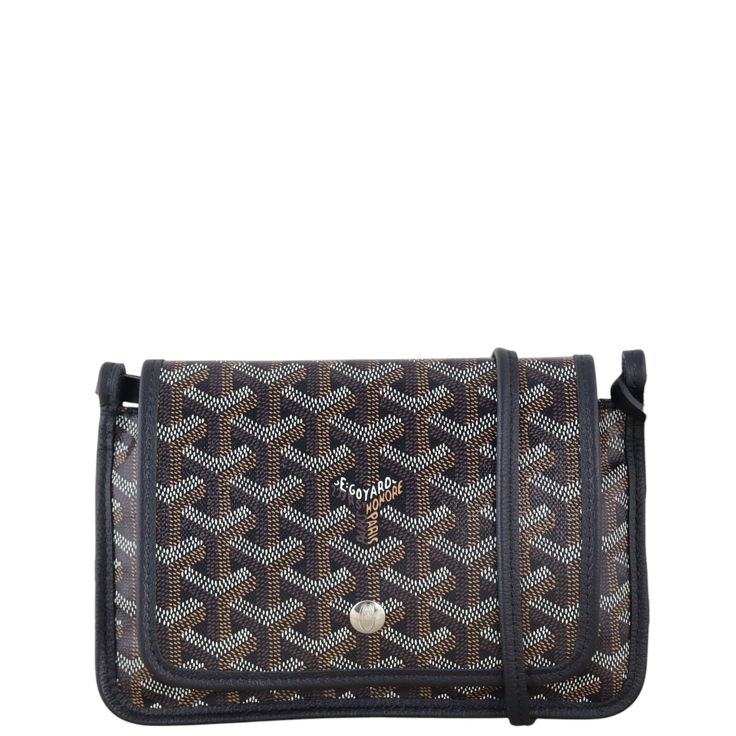 Goyard Plumet Pocket Wallet on Strap Goyardine