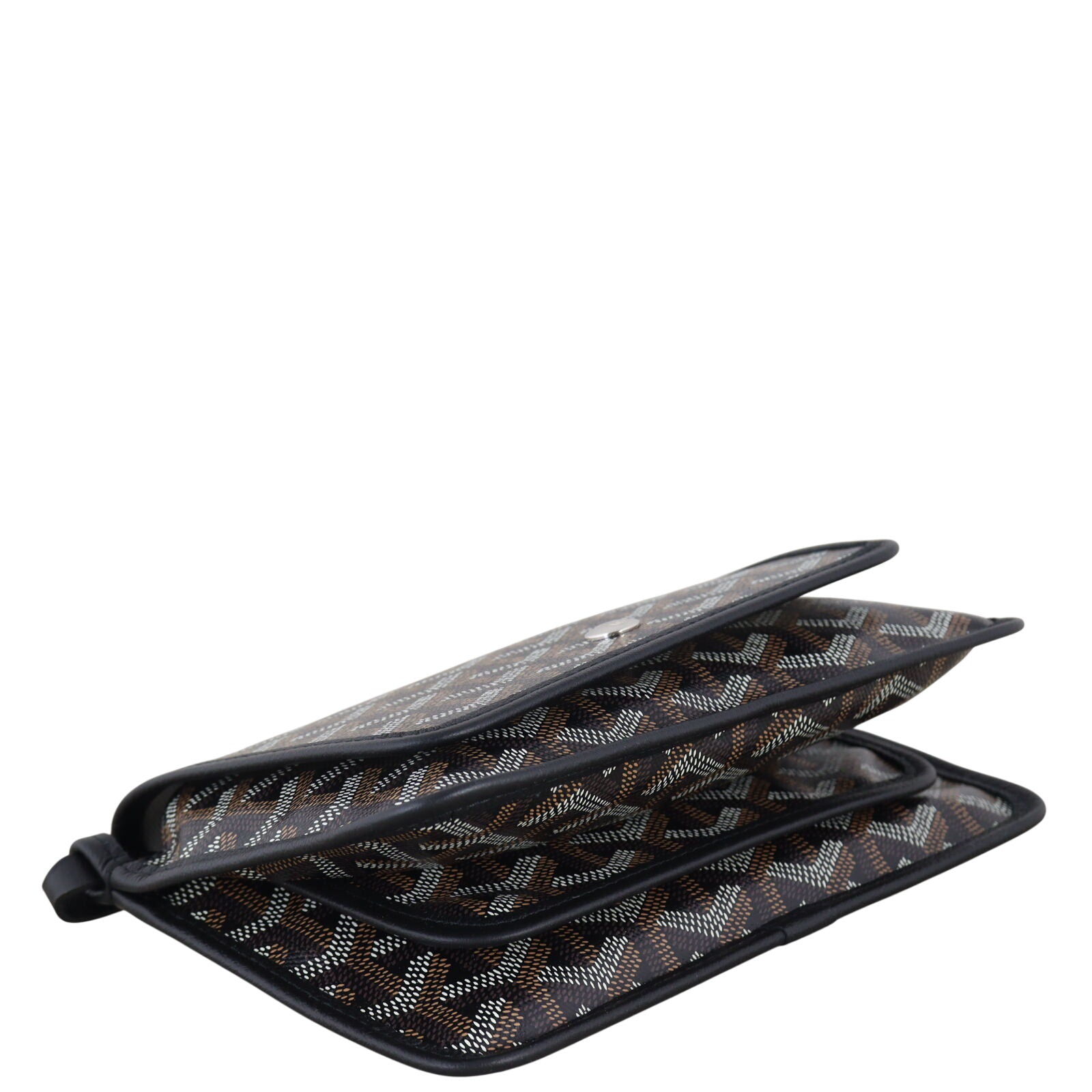 Goyard Plumet Pocket Wallet on Strap Goyardine