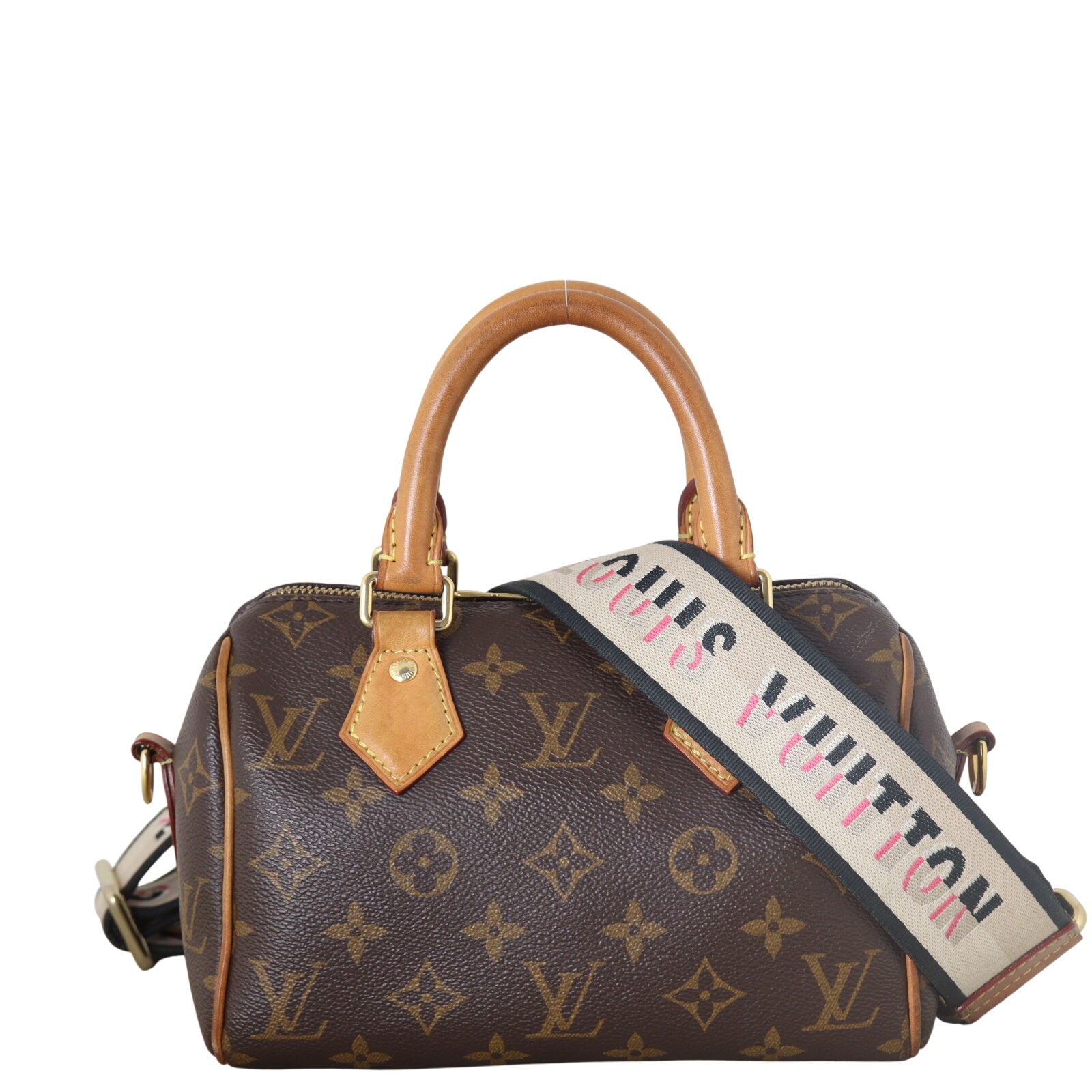 Louis Vuitton Speedy 20 Bandouliere Monogram with Embroidered Strap