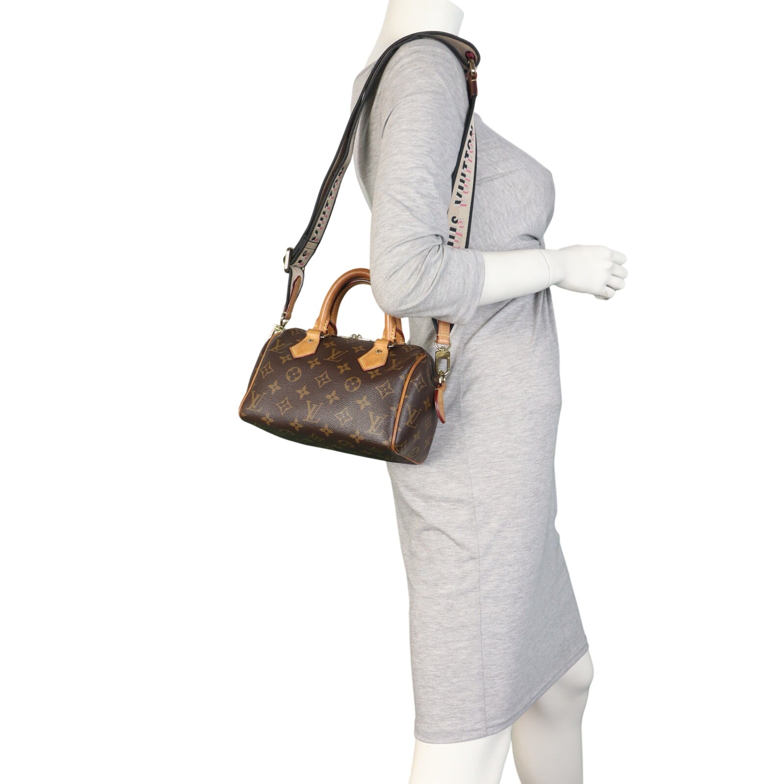 Louis Vuitton Speedy 20 Bandouliere Monogram with Embroidered Strap