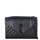 Saint Laurent Monogram Mix Matelasse Envelope Chain Bag Medium