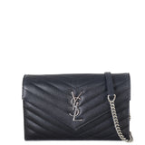 Saint Laurent Cassandre Envelope Chain Wallet