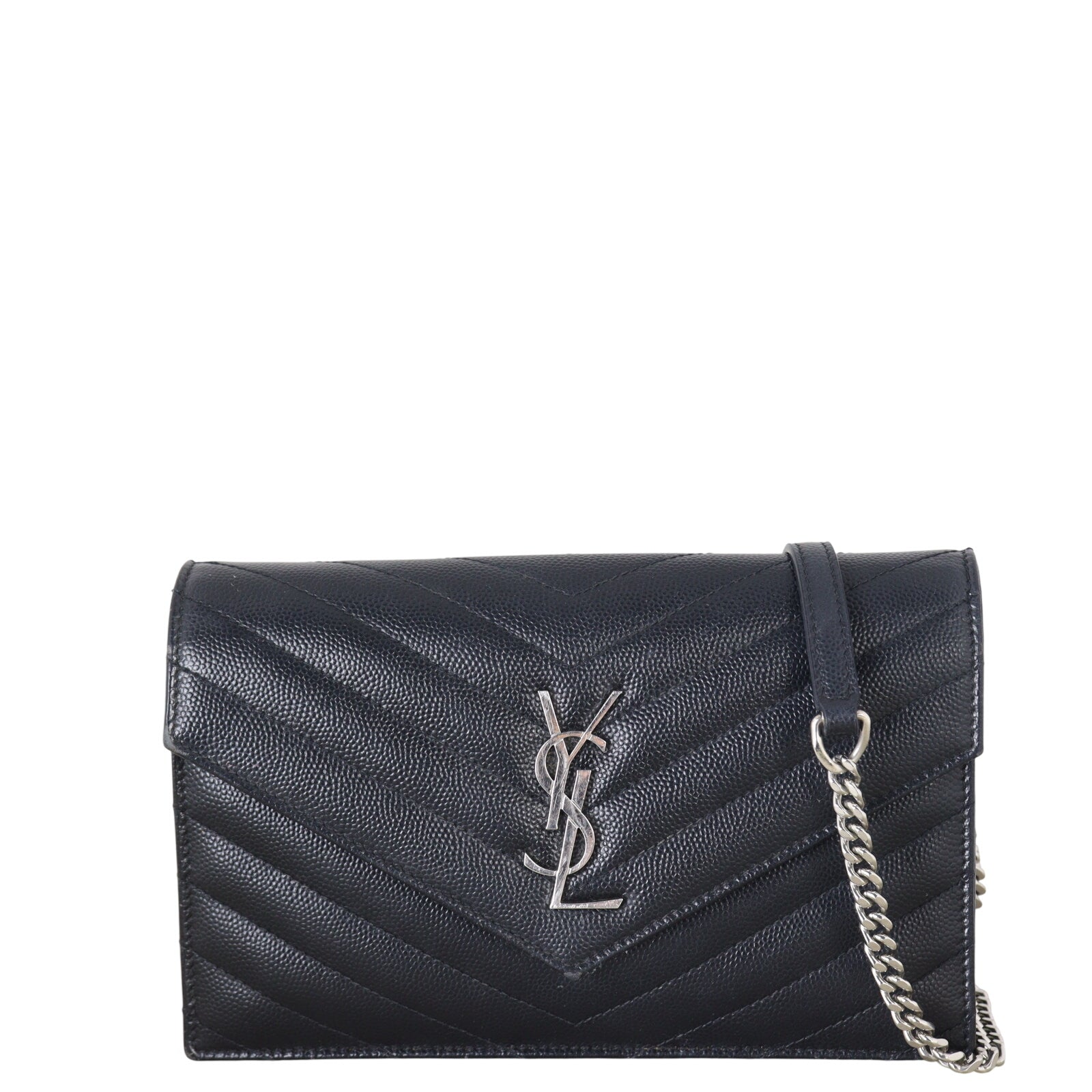 Saint Laurent Cassandre Envelope Chain Wallet