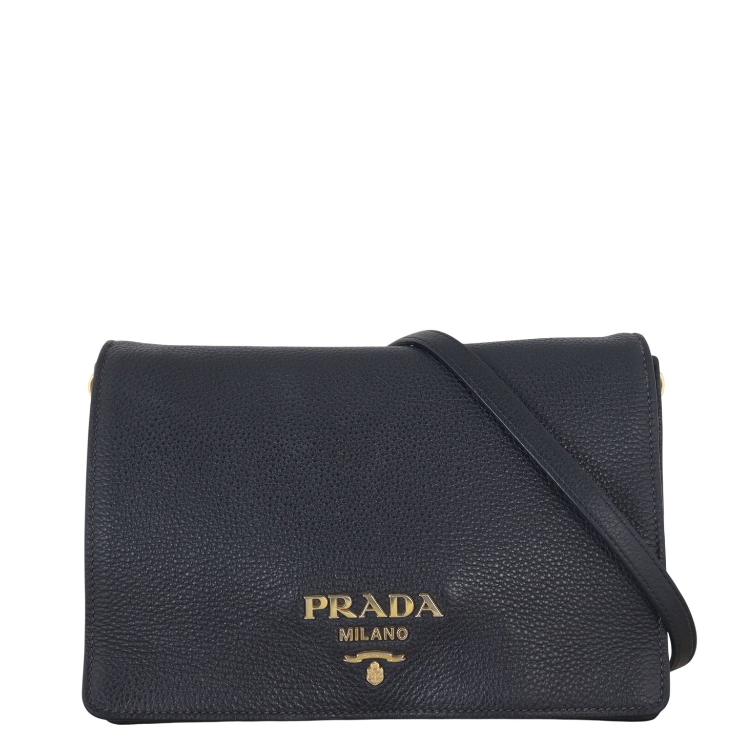 Prada Vitello Daino Crossbody Flap Bag